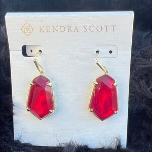 Kendra Scott Red Earrings